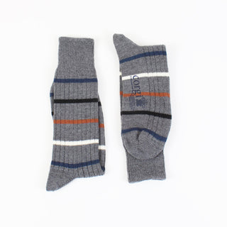 Men's Archie Striped Wool & Cotton Socks
