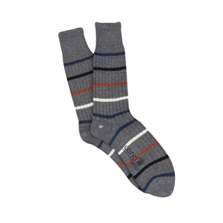 Men's Archie Stripe Wool & Cotton Sock