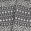 Close-up of a gray and white patterned fabric
