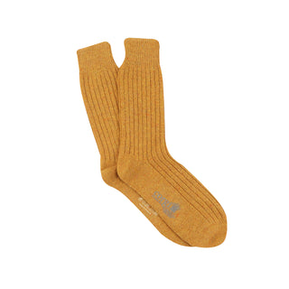 Men's Plain Ribbed Donegal Wool Socks