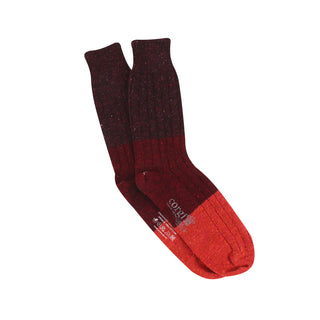 Men's Colour Block Donegal Wool Socks