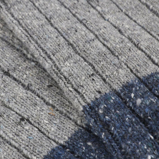 Men's Colour Block Donegal Wool Socks
