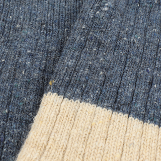 Men's Colour Block Donegal Wool Socks