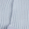 Close-up of light blue ribbed fabric texture