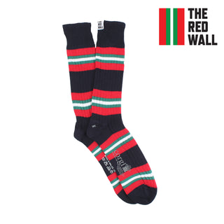 Red Wall Pure Cotton Stripe Socks