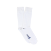 Men's Brecon Ribbed Cotton white Socks