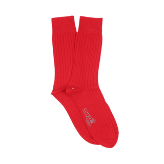 Men's Brecon Ribbed Cotton Socks