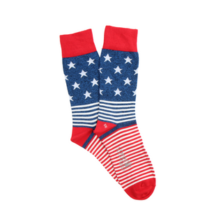 Men's American Flag Cotton Socks