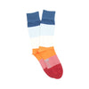 colorful socks on a white background