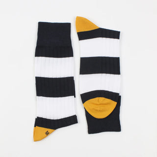 Men's Rugby Stripe Cotton Socks