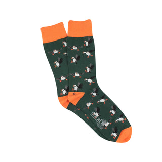 Men's Puffin Cotton Socks