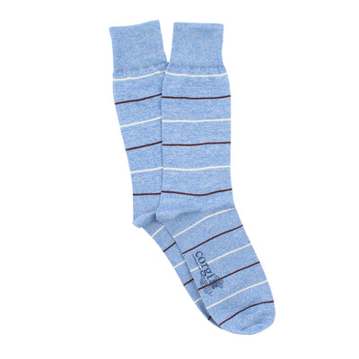 Men's Thin Stripe Cotton Socks