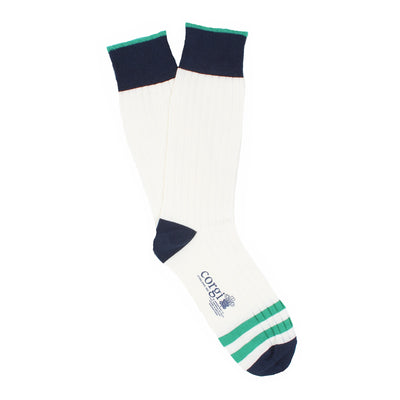 Men's Stripe Toe Cotton Socks
