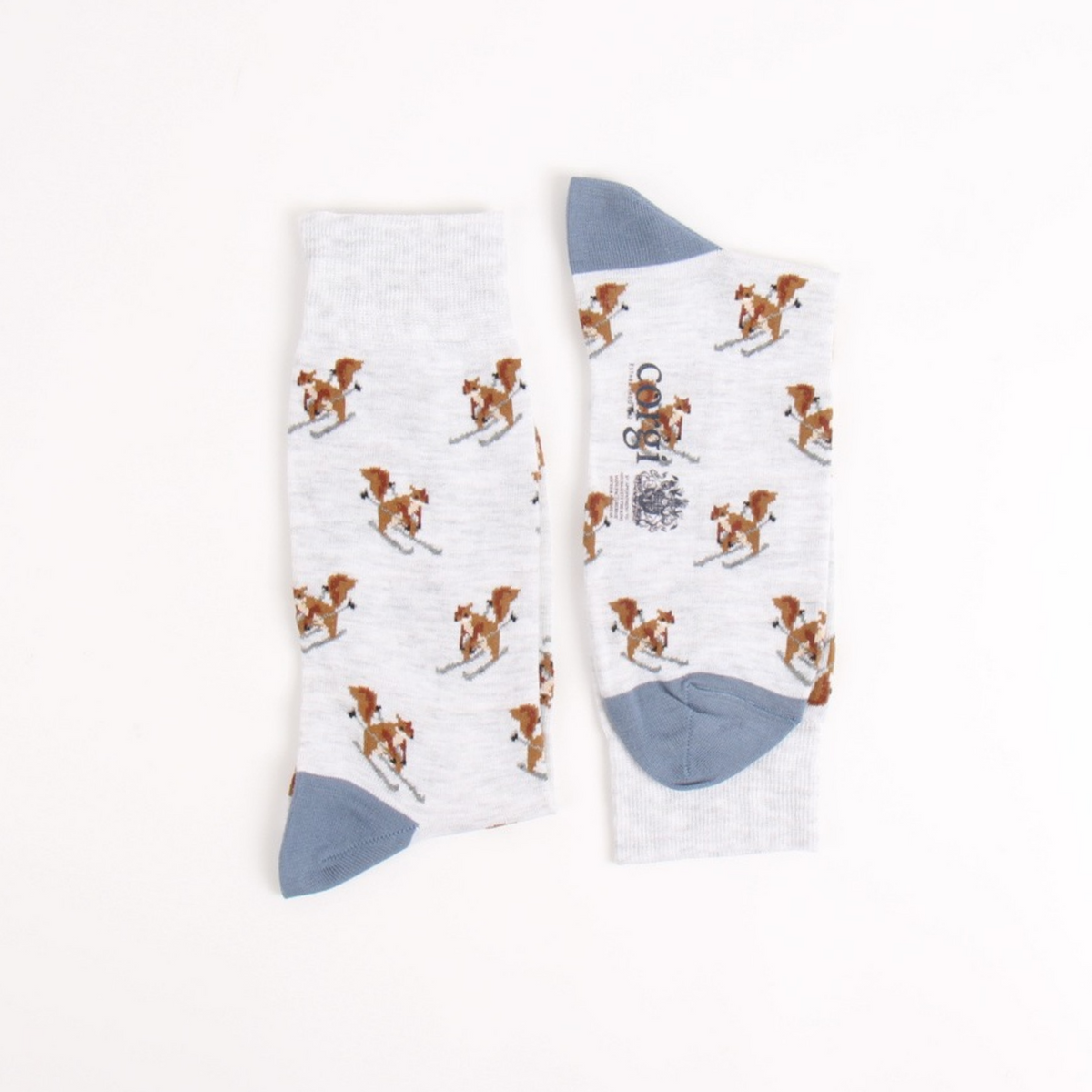 Men's Skiing Squirrel Cotton Socks