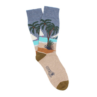 Men's Desert Island Cotton Socks