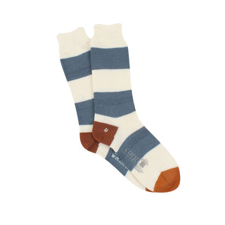 Women's Colour Block Wool & Cotton Socks