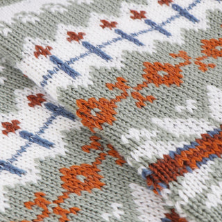 Women's Fair Isle Wool & Cotton Socks