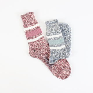 Women's Marl Sport Striped Pure Cotton Socks