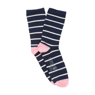 Women's Breton Striped Cotton Socks