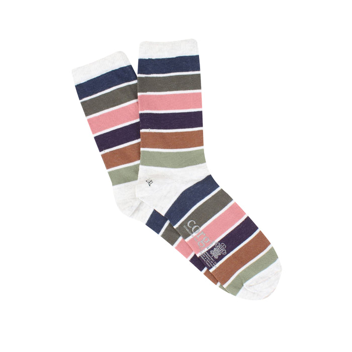 Women's Pantone Stripe Cotton Socks