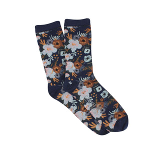 Women's Floral Cotton Socks