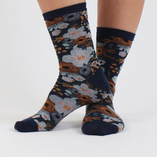 Women's Floral Cotton Socks