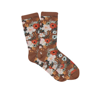 Women's Floral Cotton Socks