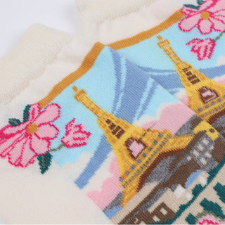 Women's Parisian Window Cotton Socks