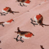 Pattern of birds on a pink background