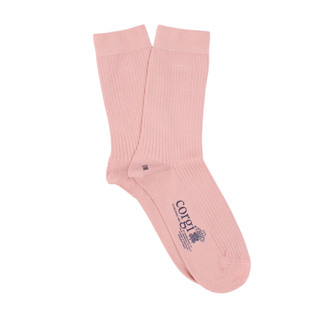 Women's Ribbed Mercerised Cotton Socks