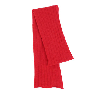 Mock Rib Knit Cashmere Scarf