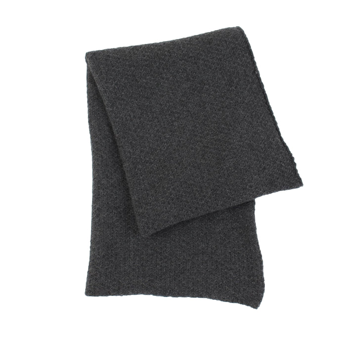 Textured Poncho in Charcoal