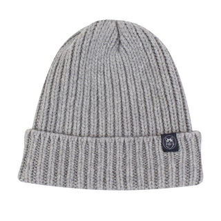 Rib Knit Cashmere Beanie