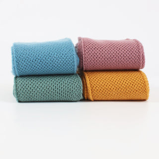 Textured Knit Cashmere & Wool Scarf