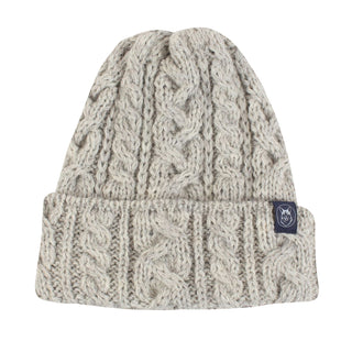 Cable Knit Wool Beanie