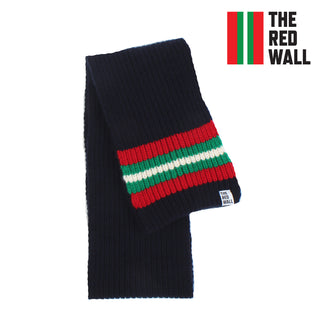 Red Wall Ribbed Neck Warmer Scarf