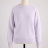 Lavender sweater on a mannequin against a plain background