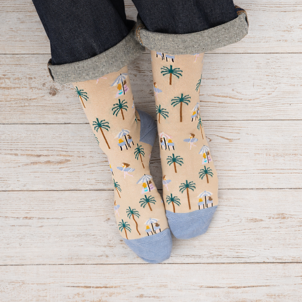 Women's Mini Beach Icon Cotton Socks