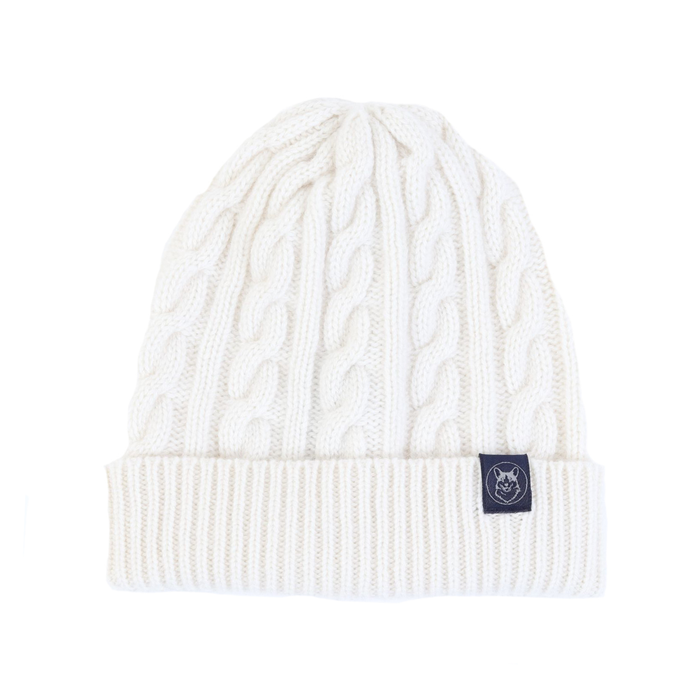Women's Cashmere Cable Beanie