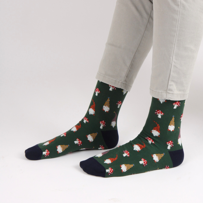 Men's Festive Gonk Cotton Socks