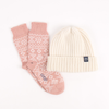 Women's Pink Fair Isle Gift Set
