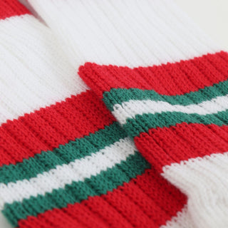 Red Wall Pure Cotton Stripe Socks