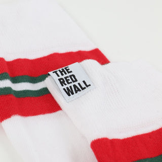 Red Wall Striped Cotton Socks