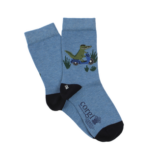 Kids Cool Crocodile Cotton Socks