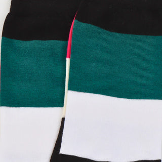 Men's Block Stripe Cotton Socks