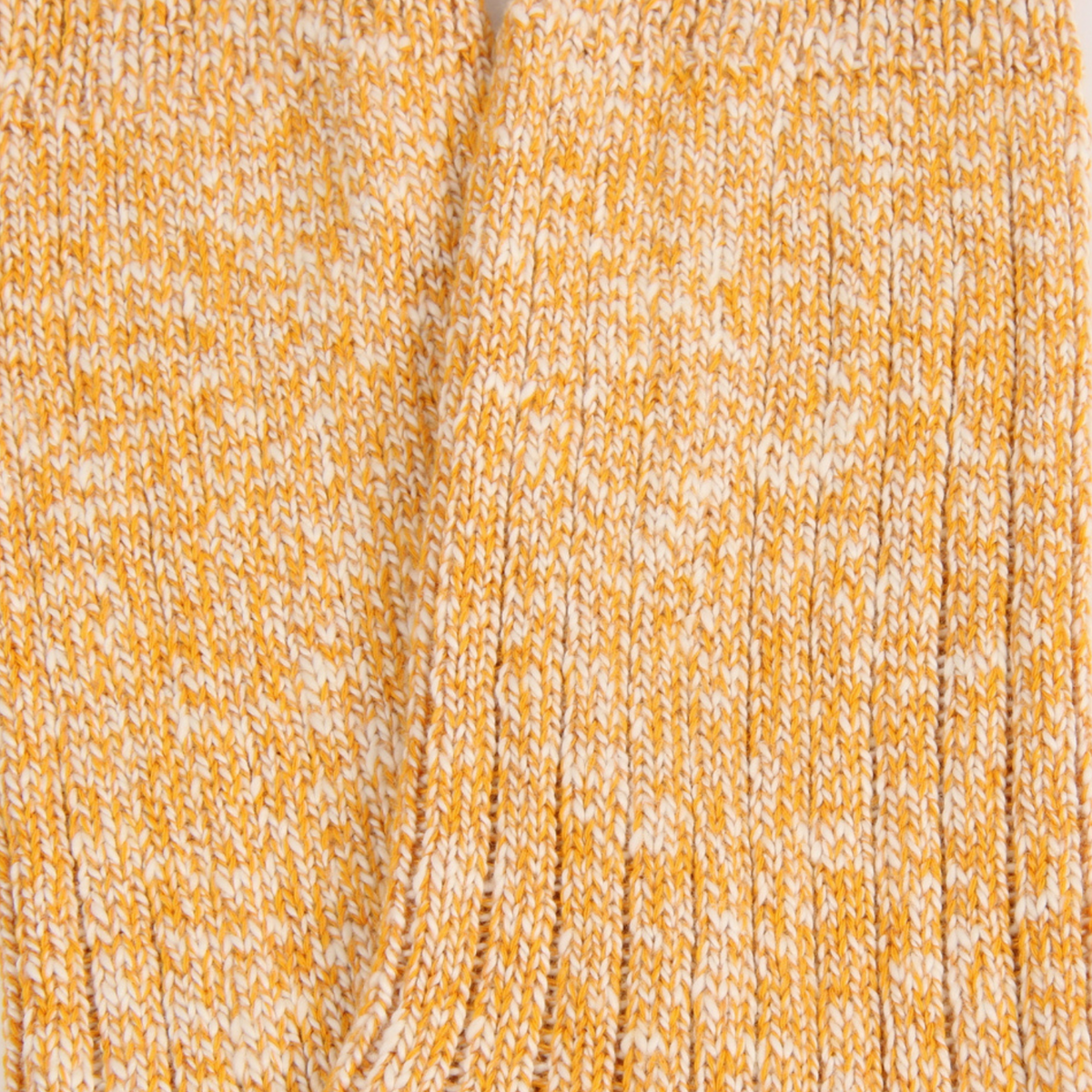 Close-up of yellow textured fabric