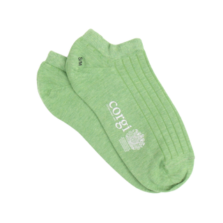 Women's Cotton Trainer Socks Green