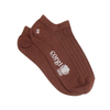 Women's Cotton Trainer Socks Chocolate