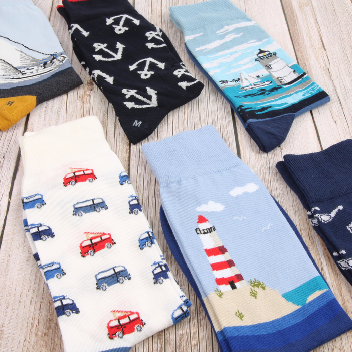 Men's Campervan Cotton Socks