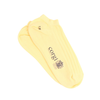 Women's Cotton Trainer Socks Yellow
